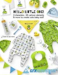 HELLO LITTLE ONE | BABY DESIGN SET 1833383