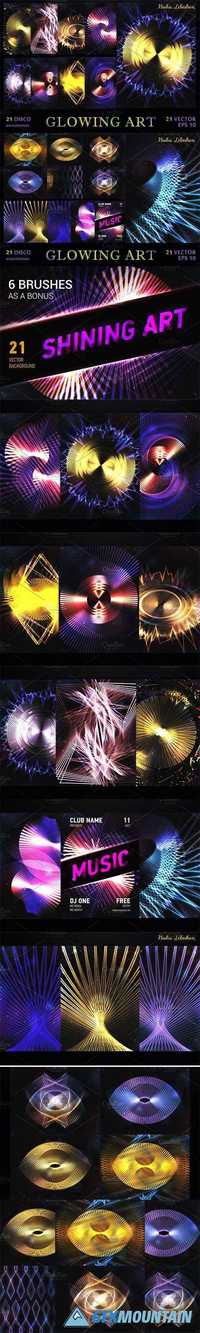 SET 21 Shining abstract background 1924553