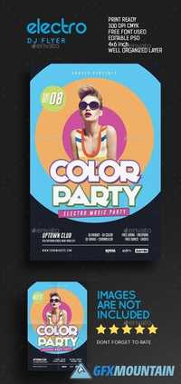 Retro Electro Color Dj Party 17674307