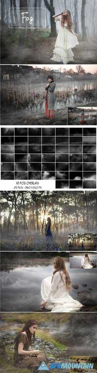 45 FOG AND SMOKE PHOTOSHOP OVERLAYS - 1937891