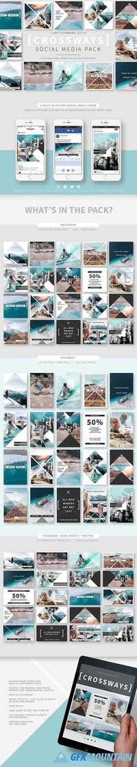 Crossways Social Media Template Pack 1925961