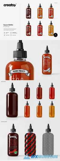 Sauce Bottle Mockup 1325784