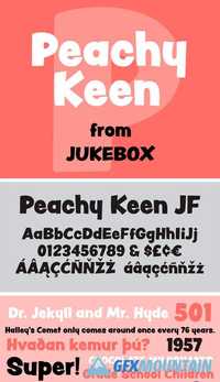 Peachy Keen JF Font