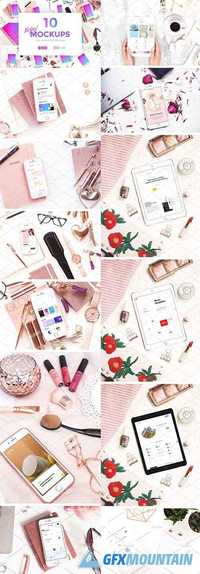 10 COSMETICS & BEATY MOCKUPS BUNDLE - 2026136