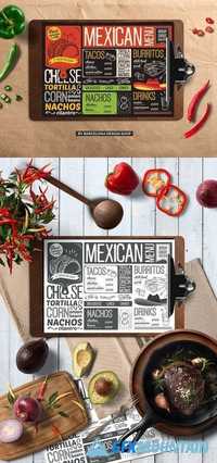 Mexican Food Menu Template 2032116