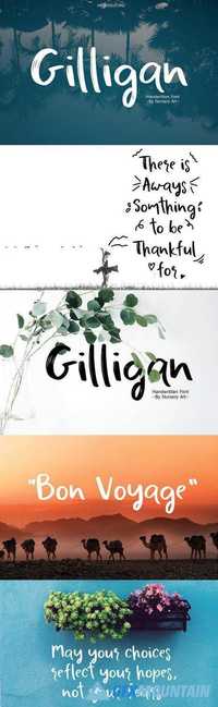 Gilligan Handwritten Font 2034782