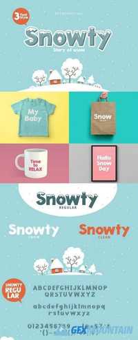 Snowty 3 Font 2031479