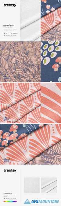 COTTON FABRIC MOCKUP SET - 1389796