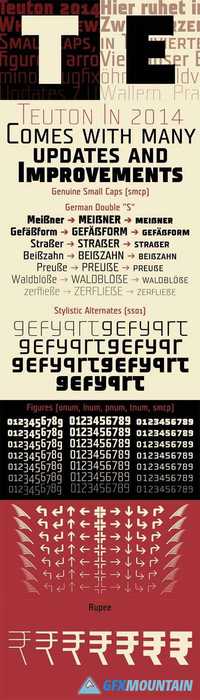 Teuton Font Family