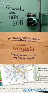 Graziata Felt Tip Marker Font 2051937