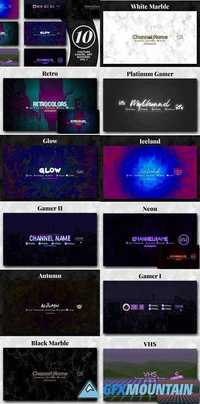 10 YOUTUBE CHANNEL ART BANNERS VOL.1 1967216