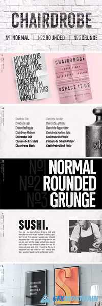 Chairdrobe Font Family