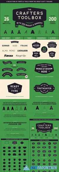 The Crafters Toolbox (Font bundle) 1456152