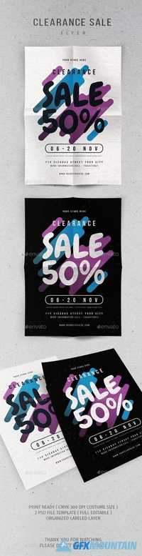 Clearance Sale Flyer 20951680