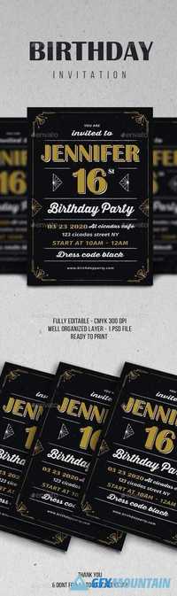 Birthday Party Invitation vol 6 20952473