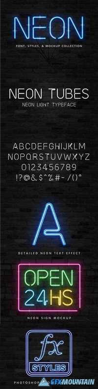 THE NEON FONT & SIGN COLLECTION - 1874128