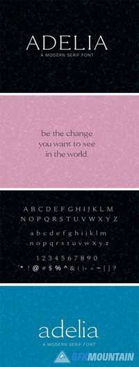 Adelia - A Modern Serif Font 2101589