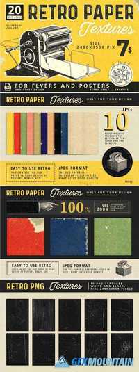 RETRO PAPER TEXTURES - 1658035