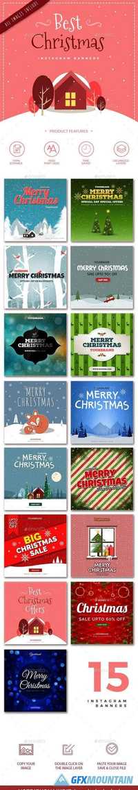 15 Christmas Instagram Banners 21022559