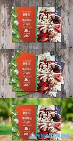 Bright Christmas Card Template 2030870
