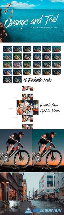 Orange Teal Lightroom Presets + LUTs 2122310