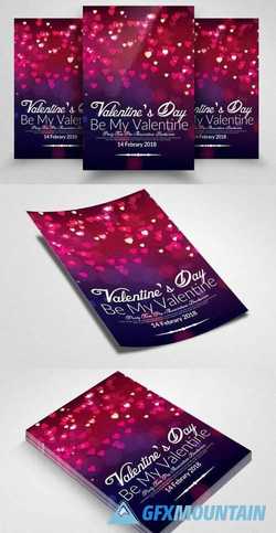 Valentines Day PSD Flyer 2172410