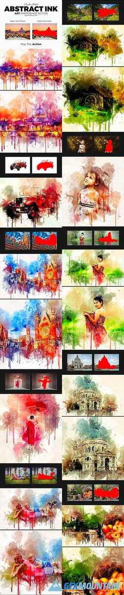 Abstract Ink Art Photoshop Action 21221110