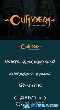 Outsiders font