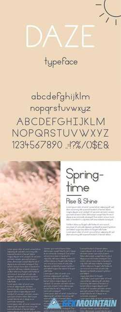 Daze Typeface 1800101
