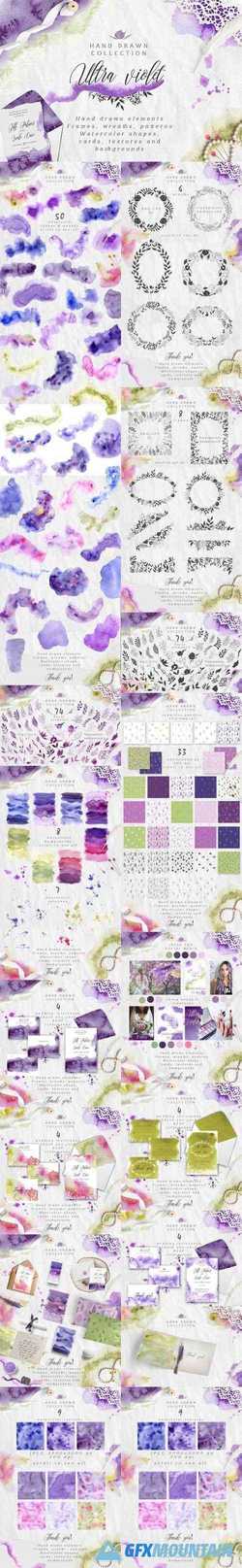 ULTRA VIOLET WATERCOLOR COLLECTION - 2199876