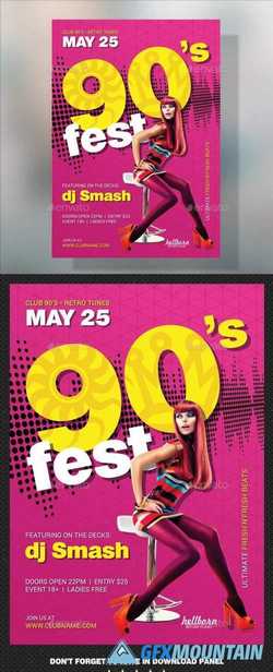 90s Party Flyer 21263535