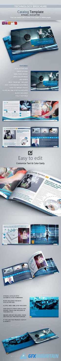 Technology Brochure Catalog Design 21252251