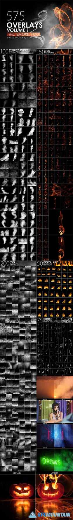 575 FIRE, SMOKE, FOG OVERLAYS - 2204960