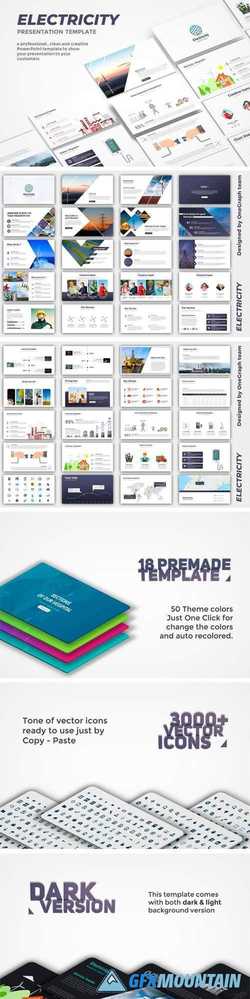 Electricity PowerPoint Template 2182170