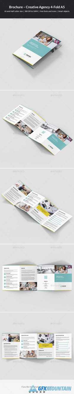 Brochure – Creative Agency 4-Fold A5 21301425