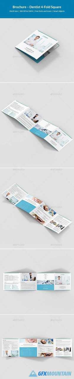 Brochure – Dentist 4-Fold Square 21310076