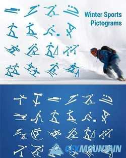 Winter Olympic Pictograms Font 2245647