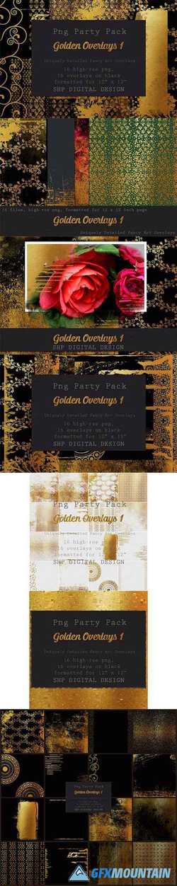 Fancy Golden Overlays: Art Pack 1 2182537