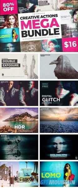 Creative Photoshop Effects Bundle 2076558