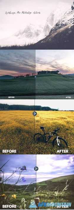 Landscape Pro Photoshop Actions (ATN)