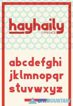 HayHaily Display Typeface