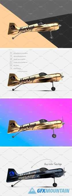 GOLD AEROBATIC AIRCRAFT MOCKUP 2267588