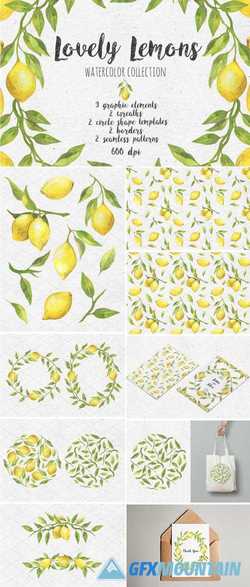 LOVELY LEMONS. WATERCOLOR COLLECTION - 2317329