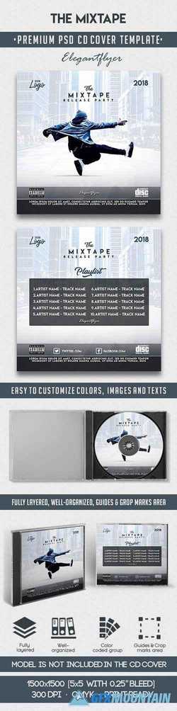 The Mixtape – Premium CD Cover PSD Template
