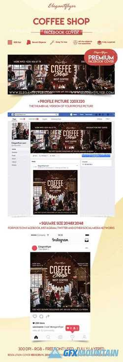 Coffee Shop – Premium Facebook Cover