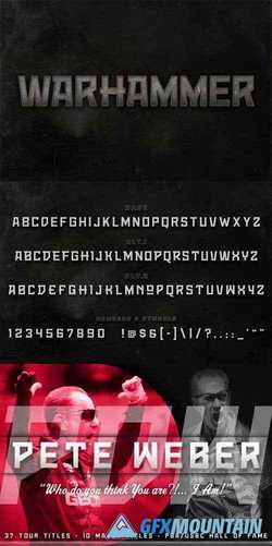 WARHAMMER Display Font