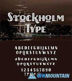 Stockholm Type Font