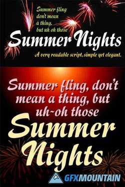 Summer Nights Font