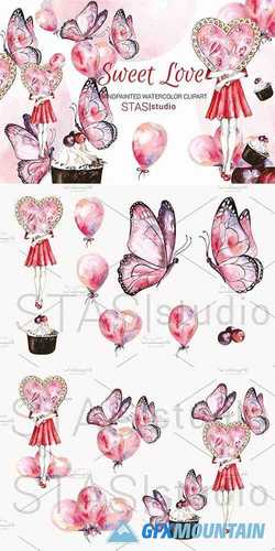 Love Clipart Pink Butterflies 1590314