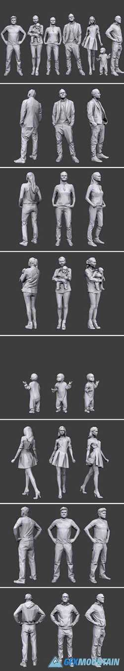 Lowpoly People Casual Pack Vol.3 1436018